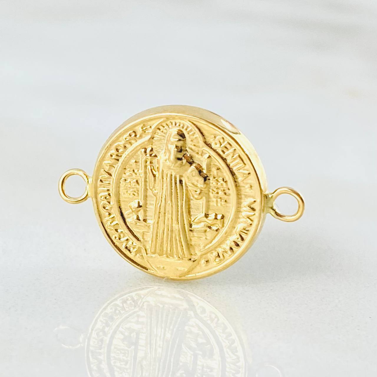 Herraje San Benito 0.6 g / 3/4 in Oro Amarillo 18K