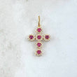 Pendant Dense Cross 1.85gr / 1.1in / 18K Gold *