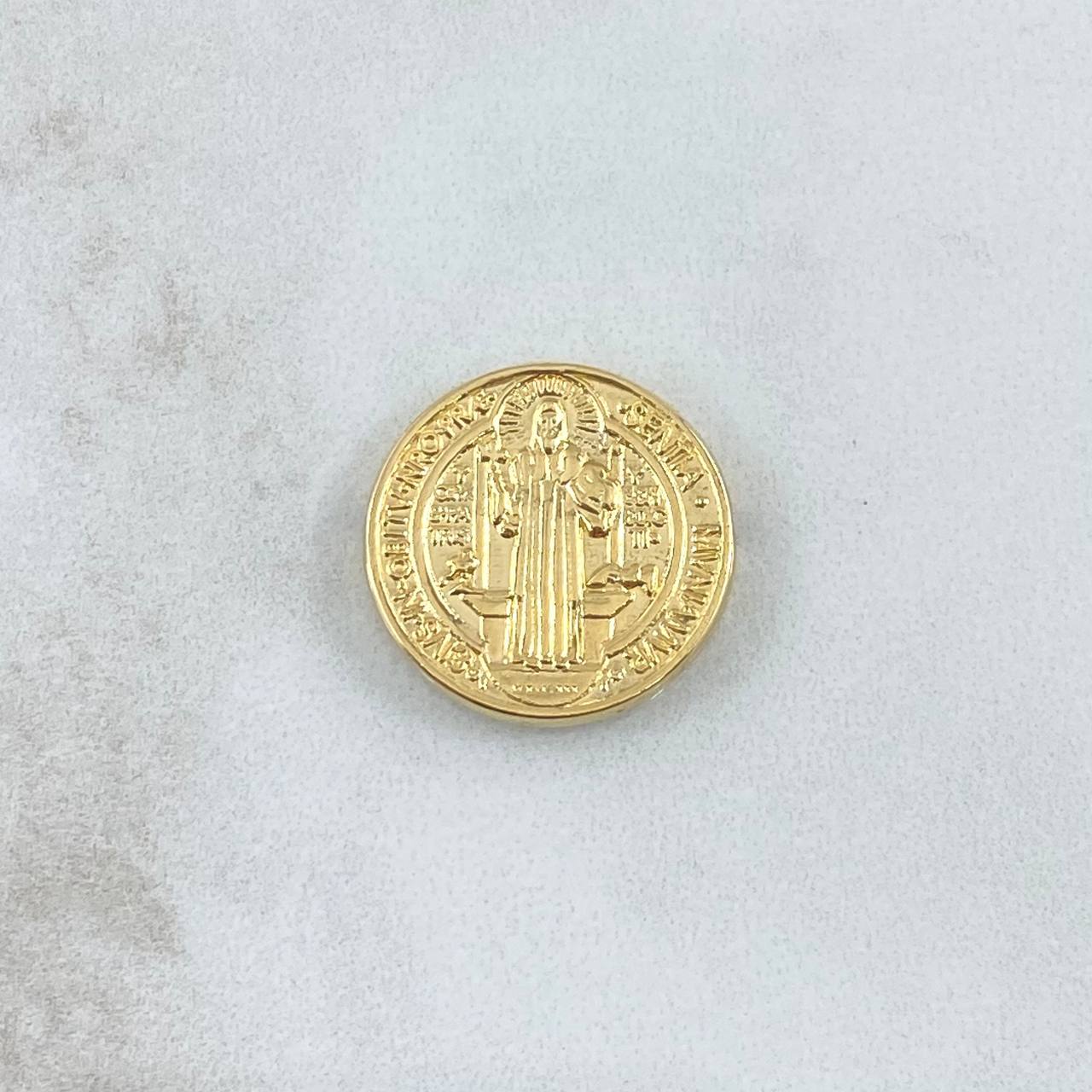 Herraje San Benito 1.55gr / 1.9cm-Tambor Oro Amarillo 18K *