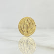 Herraje San Benito 1.55gr / 1.9cm-Tambor Oro Amarillo 18K *