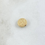 Charm San Benito 0.35gr / 8.2mm Yellow Gold 18K Drum