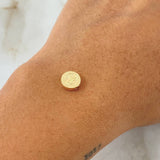 Herraje San Benito 0.3gr / 8.3mm Tambor Oro Amarillo 18K ©