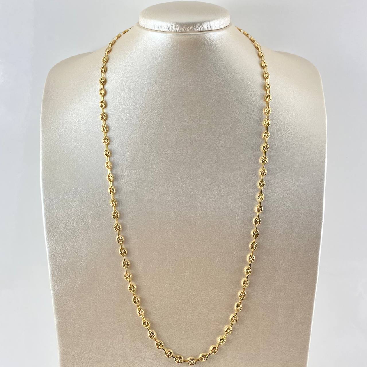 Cadena GC 14.25gr / 60cm / 5mm Diamantada Oro Amarillo 18K