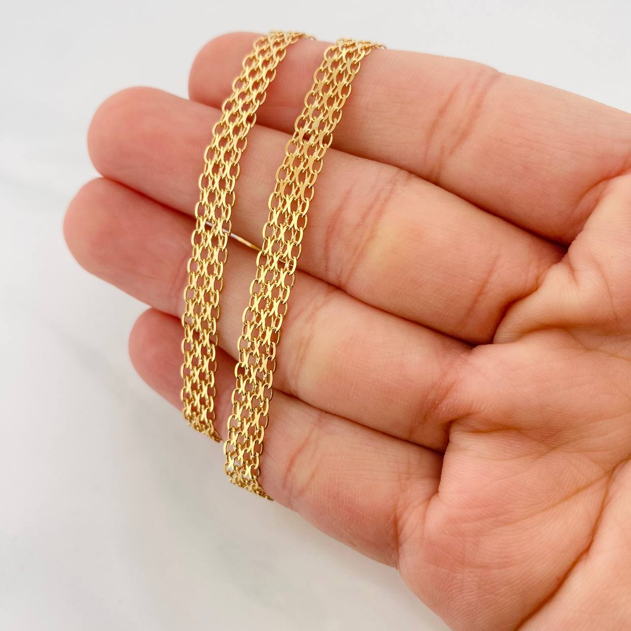 Bismark Chain 11.4g / 20 in / 5.7mm 18K Yellow Gold