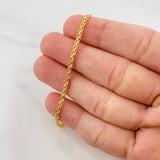 Pulso Chino 1.45g / 7 3/4 in / 2.2mm Oro Amarillo 18K