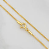 Bismark Chain 2g / 24 in / 1mm 18K Yellow Gold
