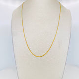 Bismark Chain 2g / 24 in / 1mm 18K Yellow Gold