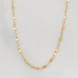 Mirror Flower Chain 0.75g / 16 in / 1.6mm 18K Yellow Gold