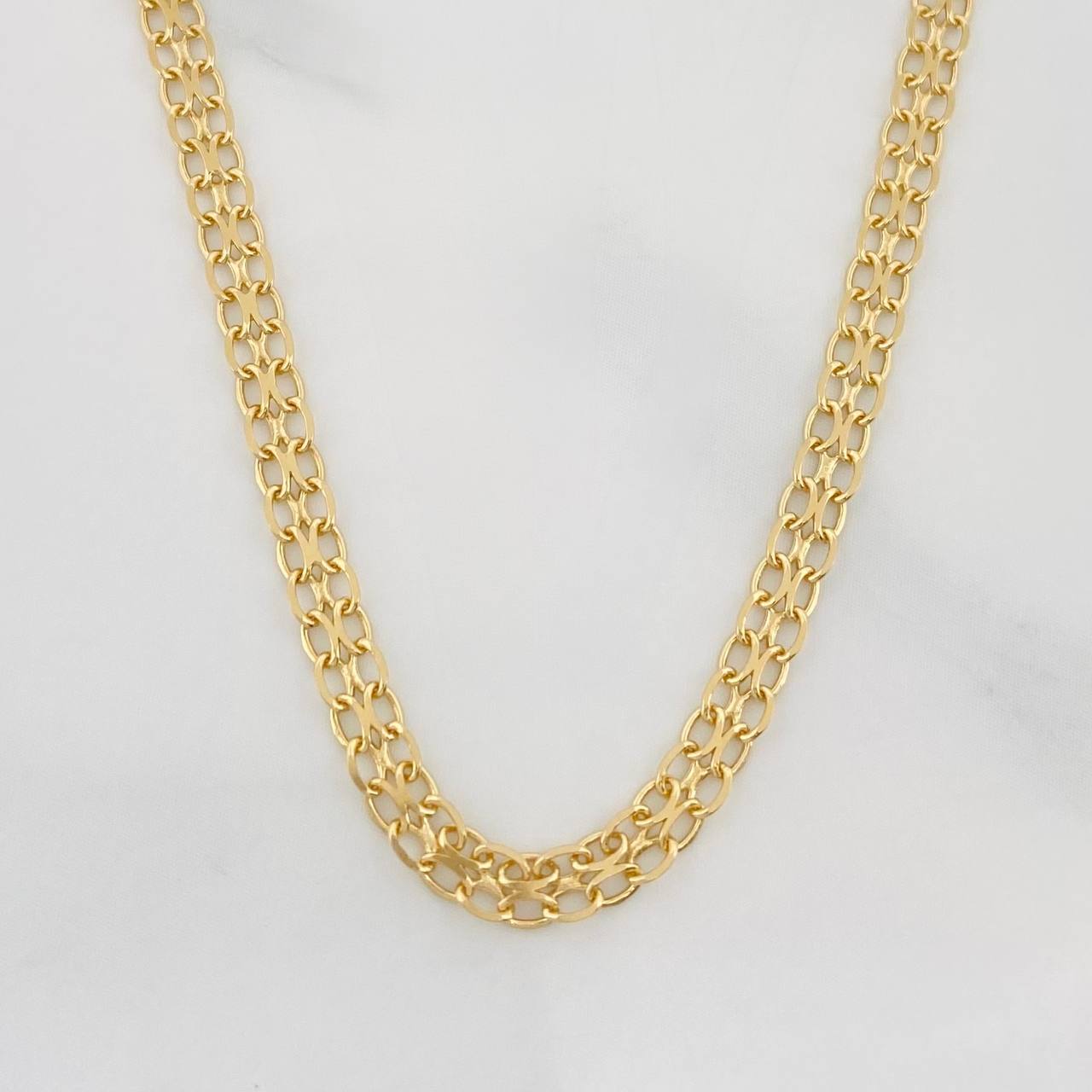 Bismark Chain 7g / 24 in / 3mm Yellow Gold 18K