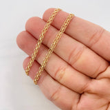 Bismark Chain 7g / 24 in / 3mm Yellow Gold 18K