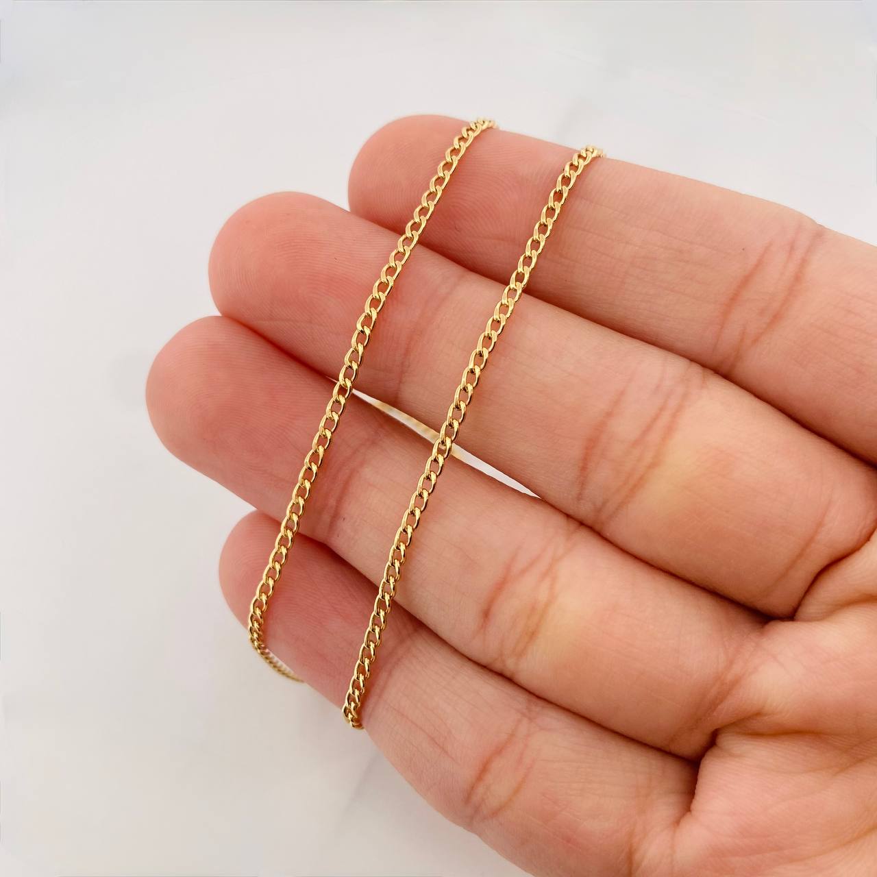 Cuban Links 2.4g / 20 in / 1.7mm Yellow Gold 18K