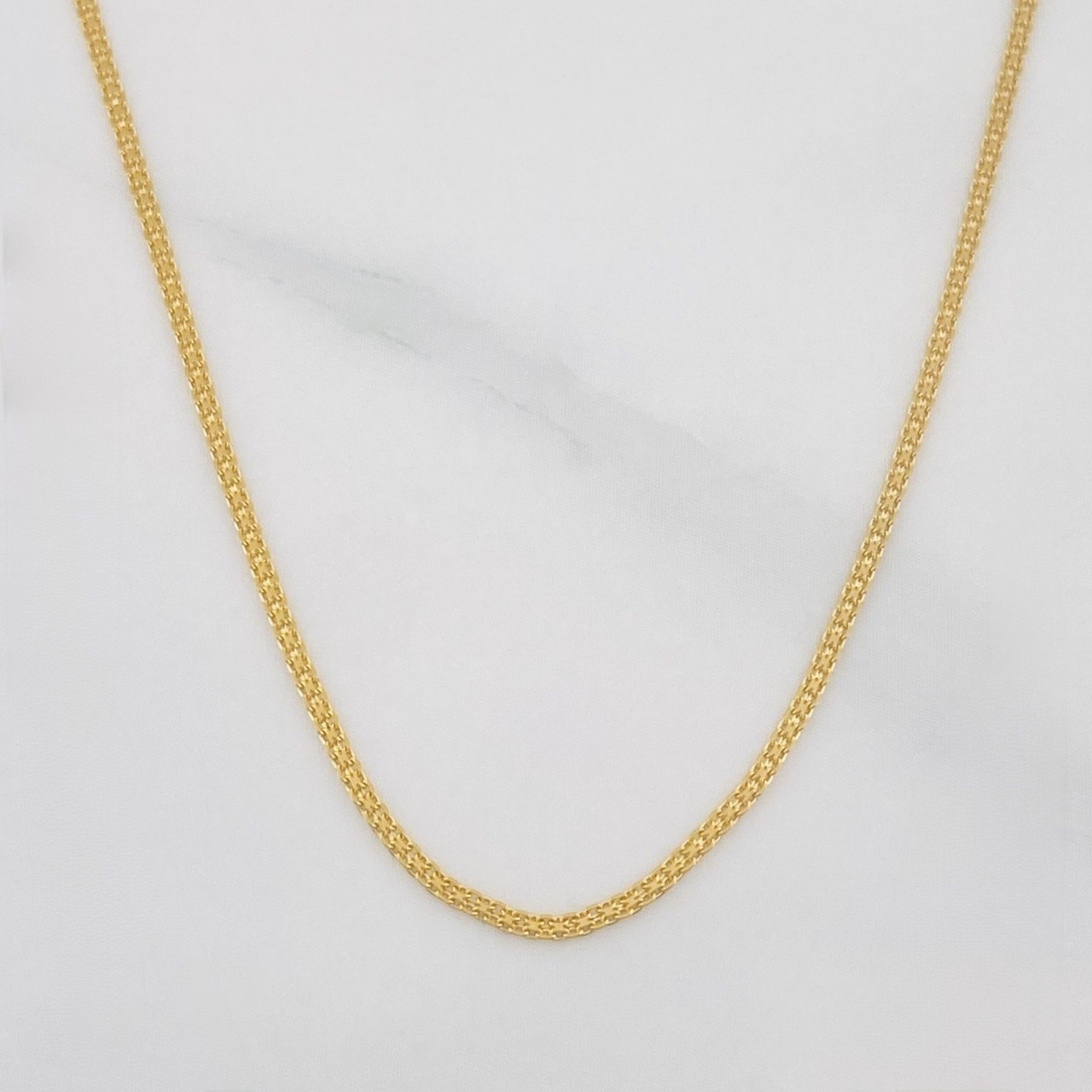 Bismark Chain 2g / 24 in / 1mm 18K Yellow Gold