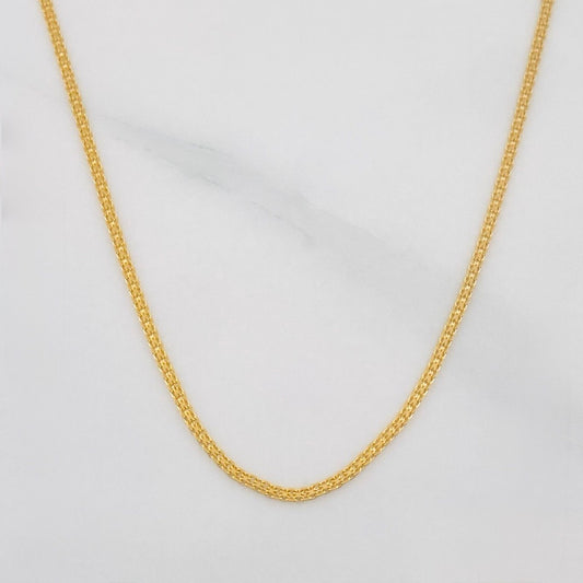 Bismark Chain 2.1g / 24 in / 1mm Yellow Gold 18K