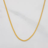 Bismark Chain 2g / 24 in / 1mm 18K Yellow Gold