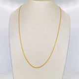 Bismark Chain 3.3g / 24 in / 1.6mm 18K Yellow Gold
