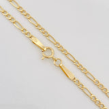 Cadena Fígaro 1.55g / 18 in / 1.9mm Oro Amarillo 18K