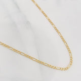 Cadena Fígaro 1.55g / 18 in / 1.9mm Oro Amarillo 18K