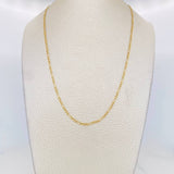 Cadena Fígaro 1.55g / 18 in / 1.9mm Oro Amarillo 18K