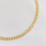 Pulso Cubano 2.4g / 8 1/4 in / 3.4mm Oro Amarillo 18K