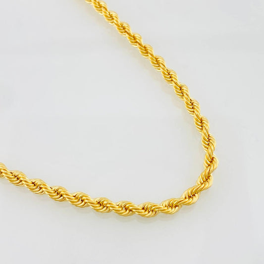 Cadena Lazo 7.2g / 24 in / 3.17mm Oro Amarillo 18K
