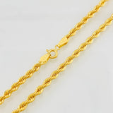 Cadena Lazo 7.2g / 24 in / 3.17mm Oro Amarillo 18K