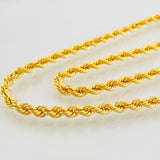 Cadena Lazo 7.2g / 24 in / 3.17mm Oro Amarillo 18K