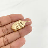 Dije Rostro Cristo 1.65g / 1 1/4 in Oro Amarillo 18K