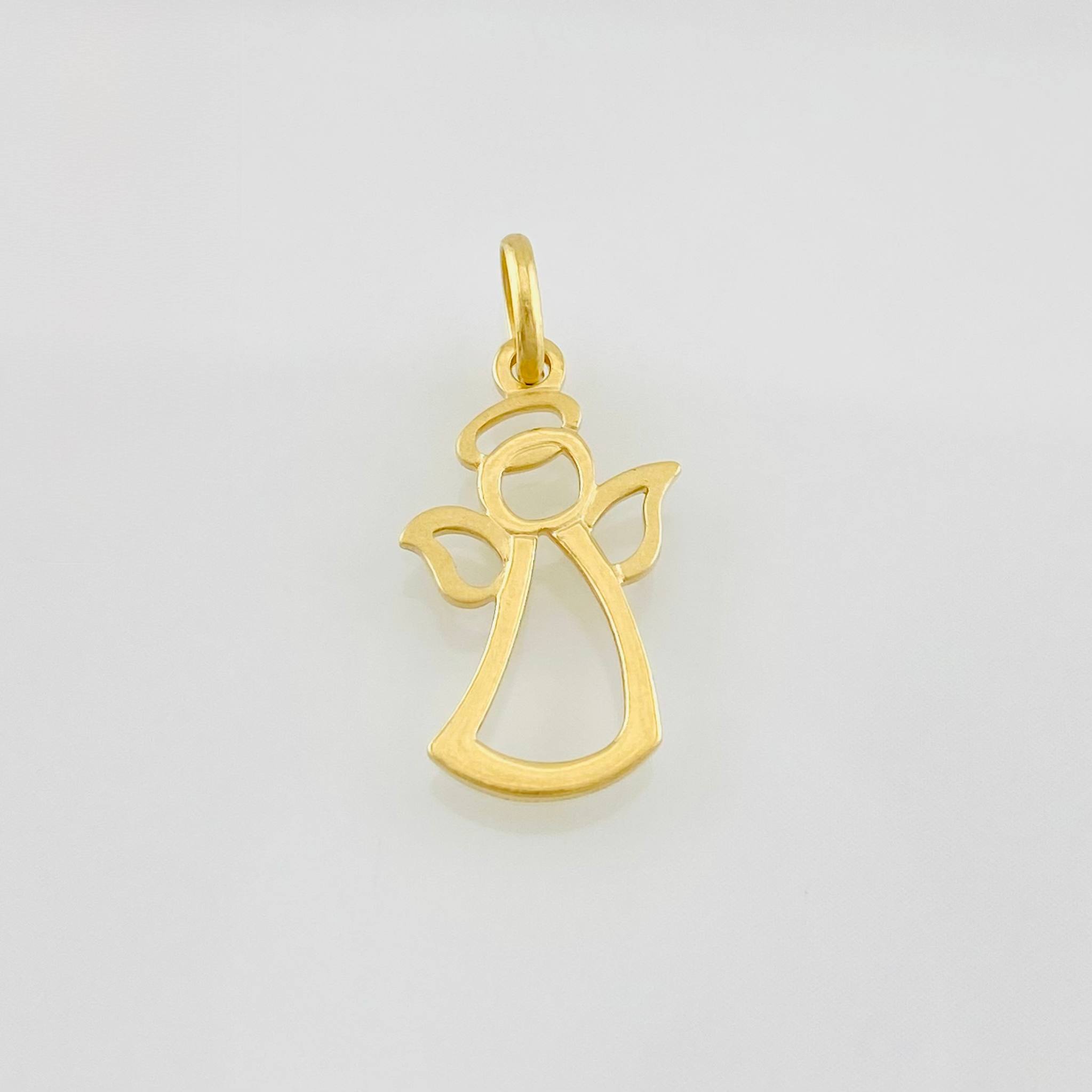 Pendant Angel Silhouette 0.75g / 3/4 in 18K Yellow Gold