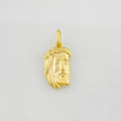 Dije Rostro de Cristo 0.65g / 3/4 in Oro Amarillo 18K