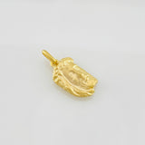 Dije Rostro de Cristo 0.65g / 3/4 in Oro Amarillo 18K