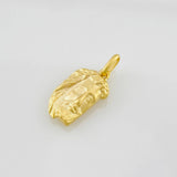 Dije Rostro de Cristo 0.65g / 3/4 in Oro Amarillo 18K
