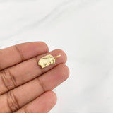 Dije Rostro de Cristo 0.65g / 3/4 in Oro Amarillo 18K