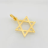 Dije Estrella de David 1.1g / 1 in Oro Amarillo 18K