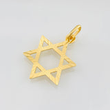 Dije Estrella de David 1.1g / 1 in Oro Amarillo 18K