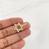 Dije Estrella de David 1.1g / 1 in Oro Amarillo 18K