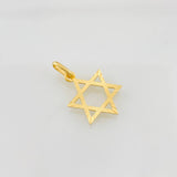 Pendant Star of David 0.75g / 1 in 18K Yellow Gold