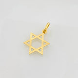 Pendant Star of David 0.75g / 3/4 in 18K Yellow Gold