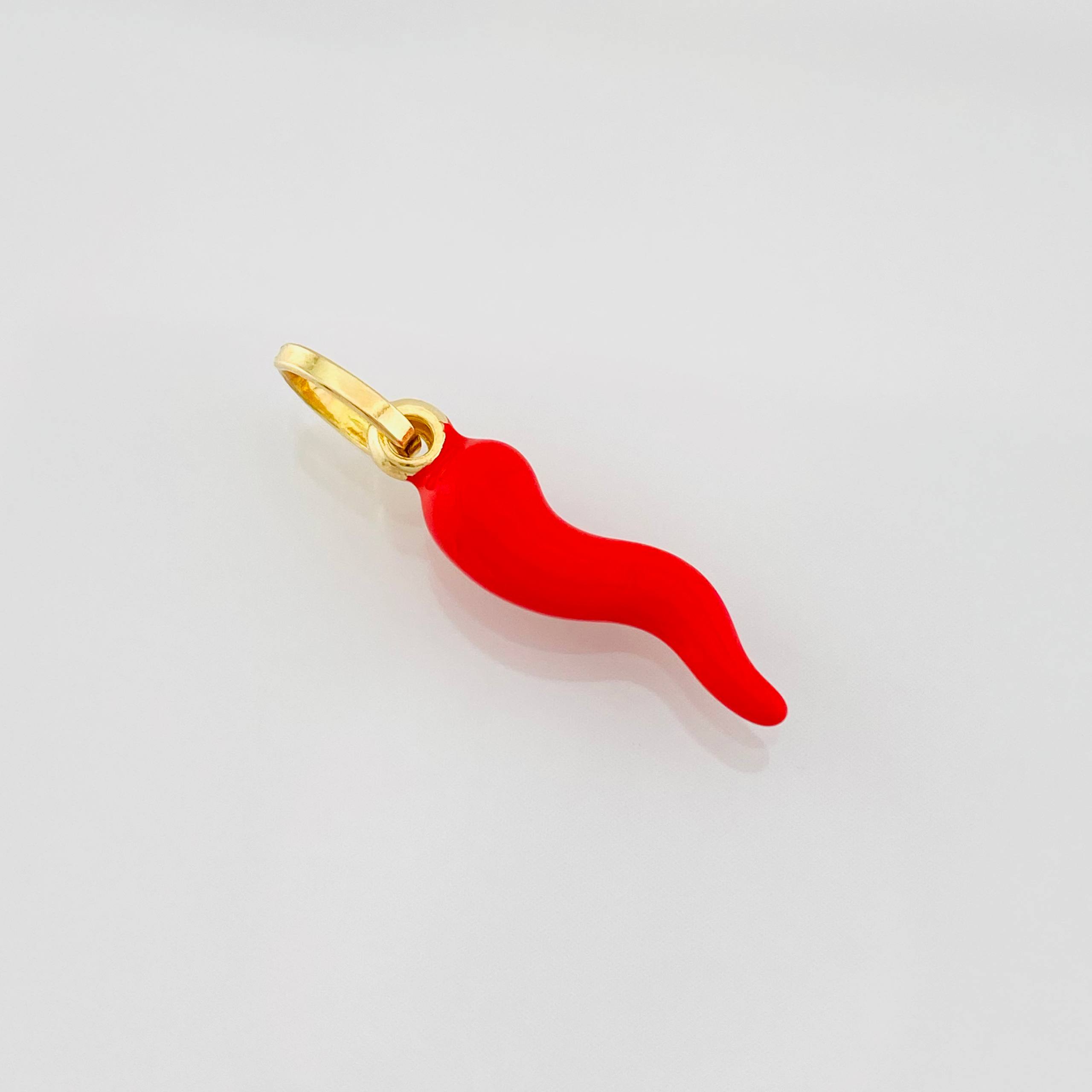 Dije Chile Jalapeño 0.8g / 1 in Oro Amarillo 18K
