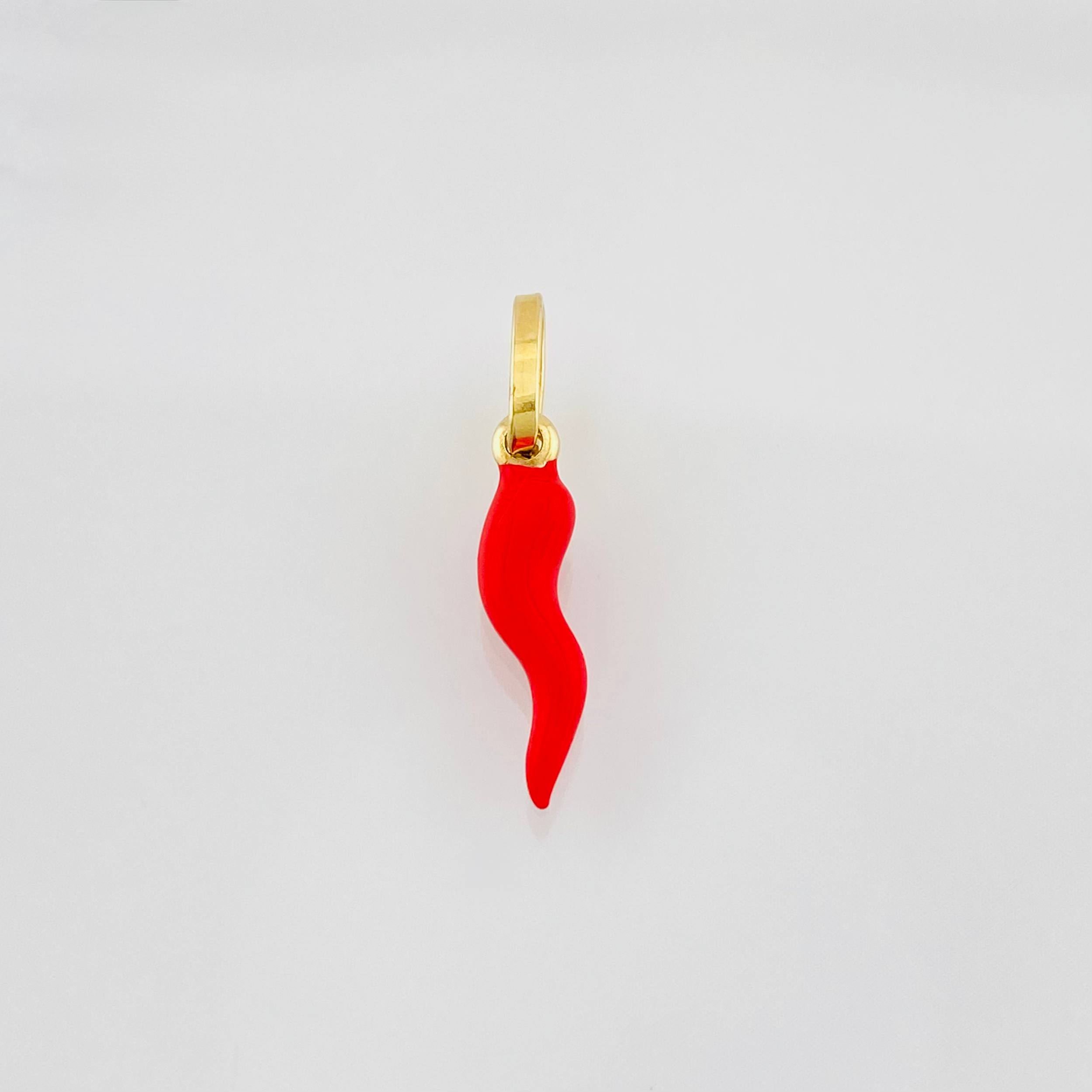 Dije Chile Jalapeño 0.5g / 3/4 in Oro Amarillo 18K
