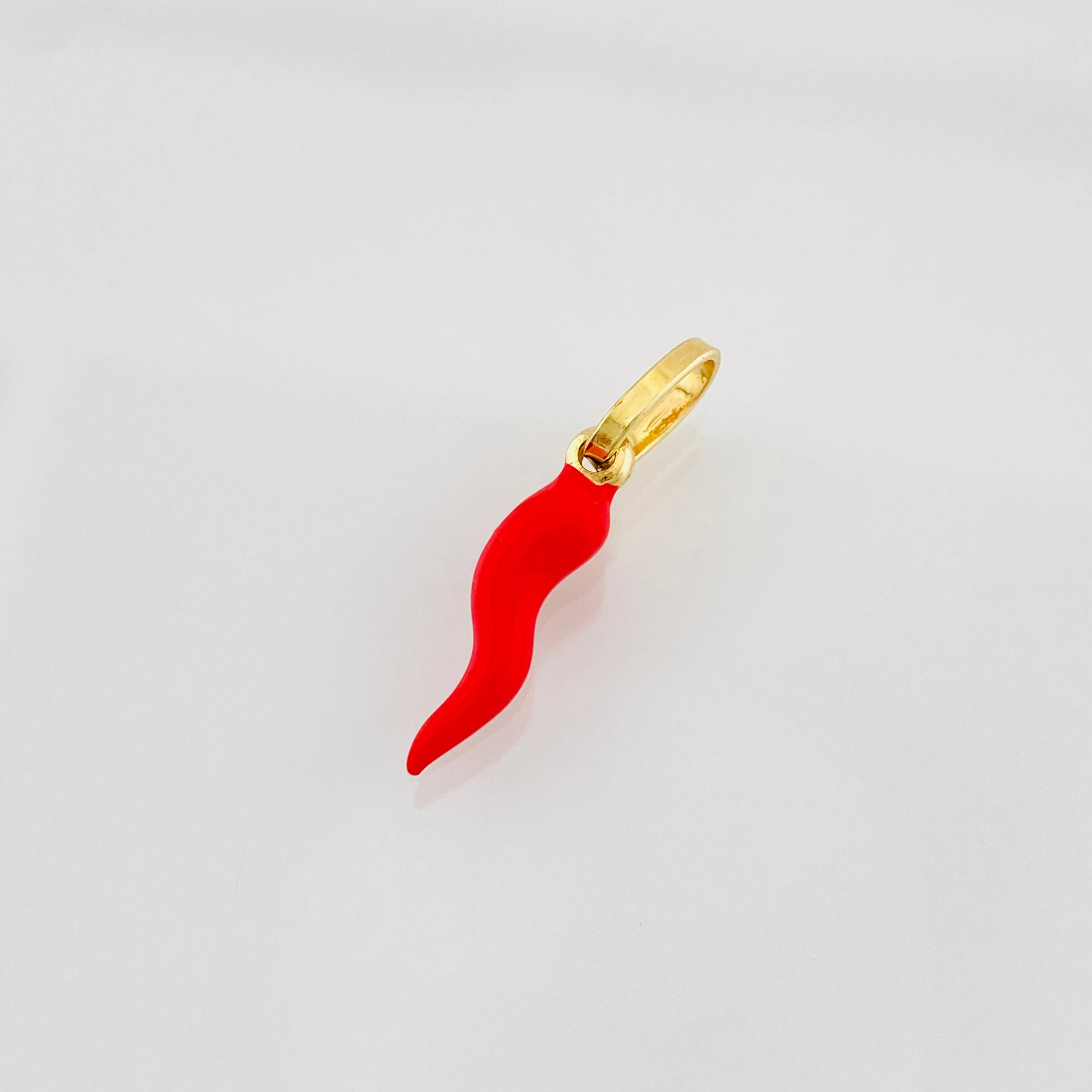 Dije Chile Jalapeño 0.45g / 3/4 in Oro Amarillo 18K