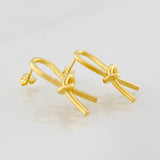 Topos Moño 3.25g / in / 1.8mm Oro Amarillo 18K