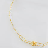 Bracelet Classic Link Átamo 2.3g / 7 1/2 in - 8 1/4 in / 1.2mm Yellow Gold 18K