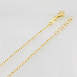 Bracelet Classic Link Átamo 2.3g / 7 1/2 in - 8 1/4 in / 1.2mm Yellow Gold 18K