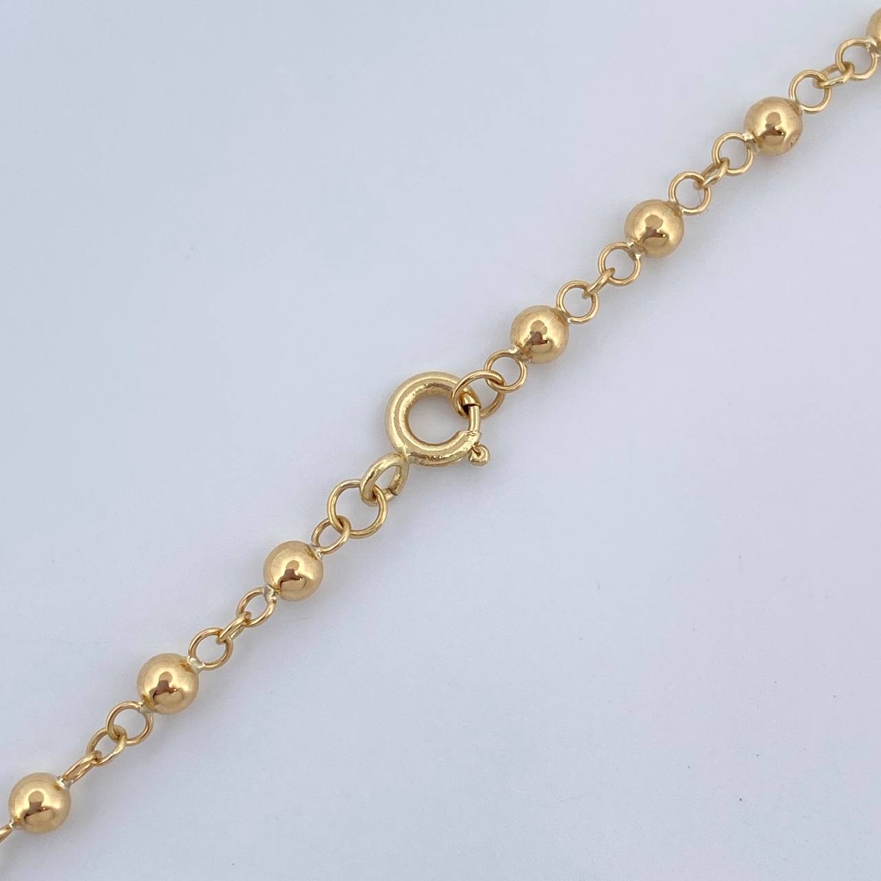 Miraculous Virgin Rosary 6.1gr / 19.3in / 18K Gold $
