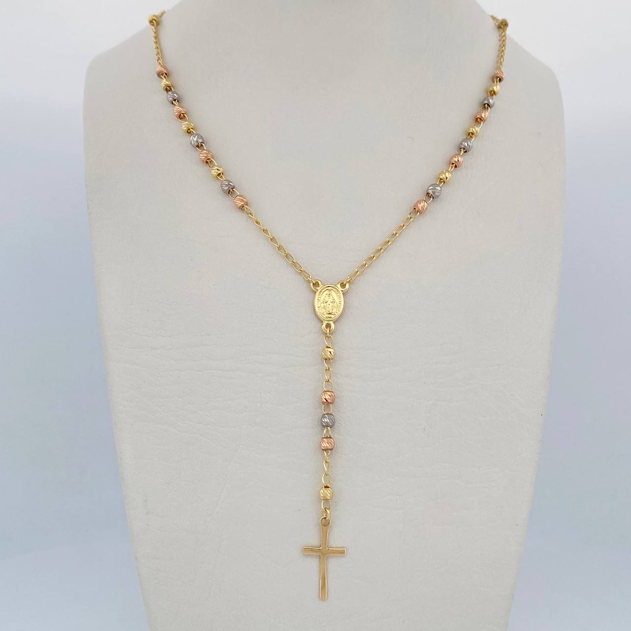 Miraculous Virgin Rosary 6.05gr / 19.9in / 18K Gold $