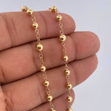 Miraculous Virgin Rosary 8.9gr / 21.7in / 18K Gold $