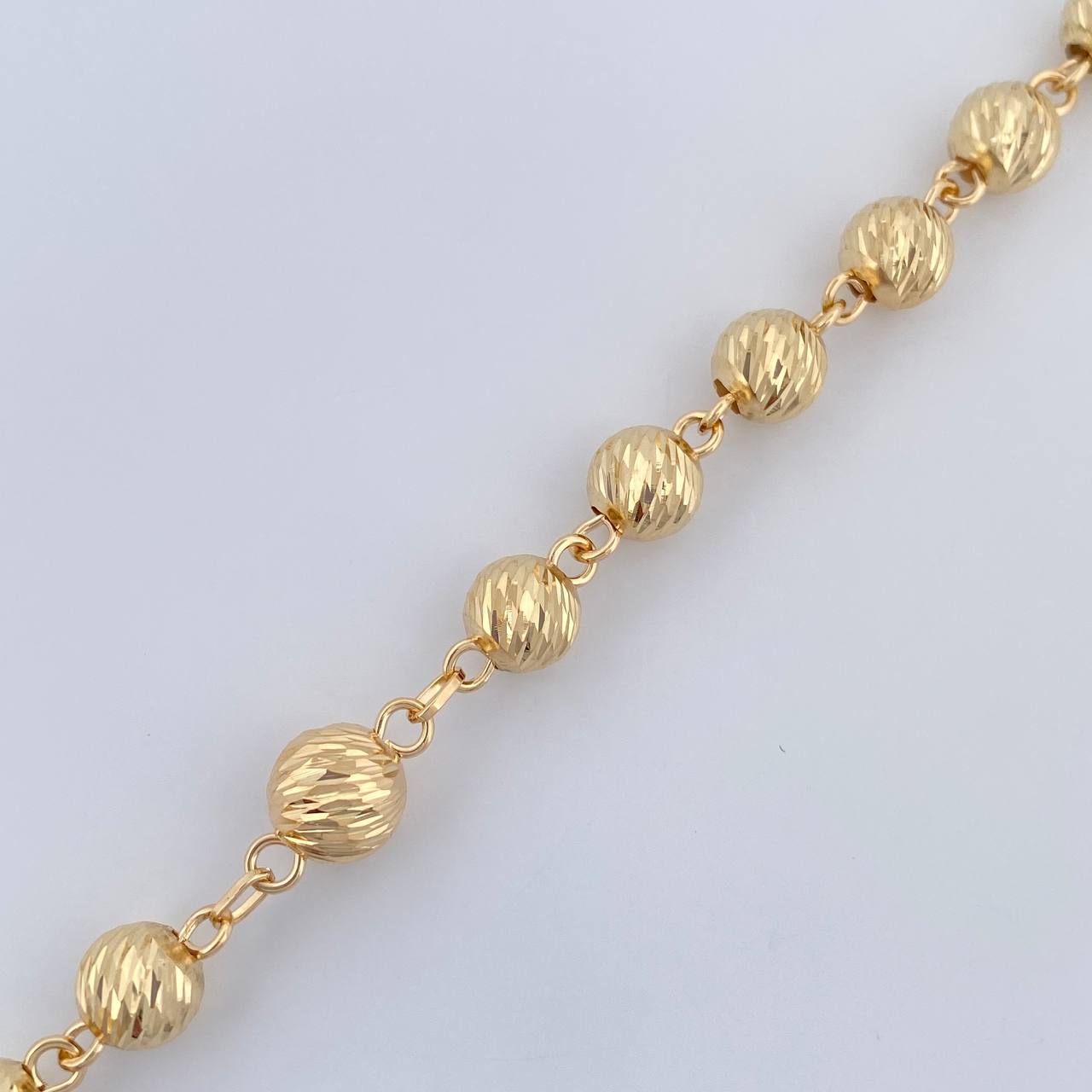 Virgin Guadalupe Rosary 31.3gr / 13.2in / 18K Gold $