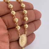 Virgin Guadalupe Rosary 31.3gr / 13.2in / 18K Gold $