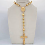 Virgin Guadalupe Rosary 31.3gr / 13.2in / 18K Gold $