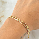 Cuban Bracelet 4.6gr / 8.3in / +3 18K Gold